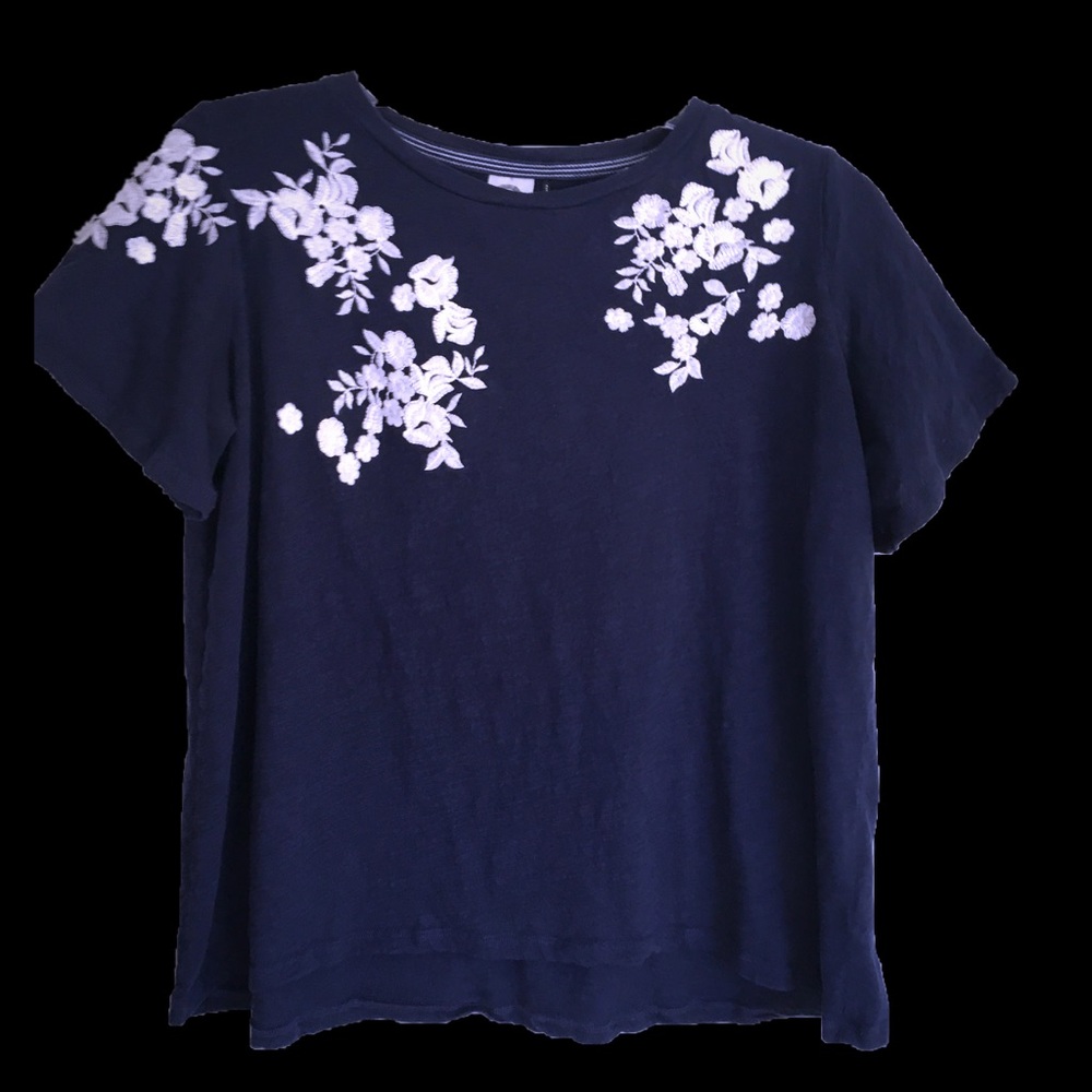 Anthropologie Alexis + Kin navy t shirt